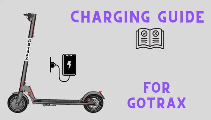 how to charge gotrax scooter