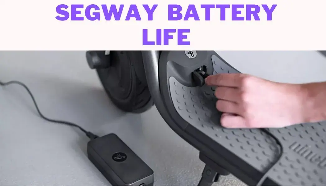 Segway Ninebot scooter battery is charging